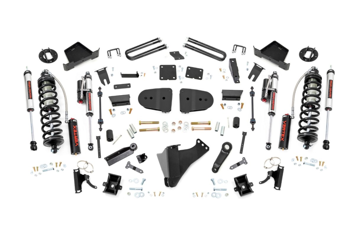 Ford F-250 Super Duty Suspension Lift Kit - Front + Rear - Rough Country - 4.5 Inch Lift, C/O Vertex - 2023+
